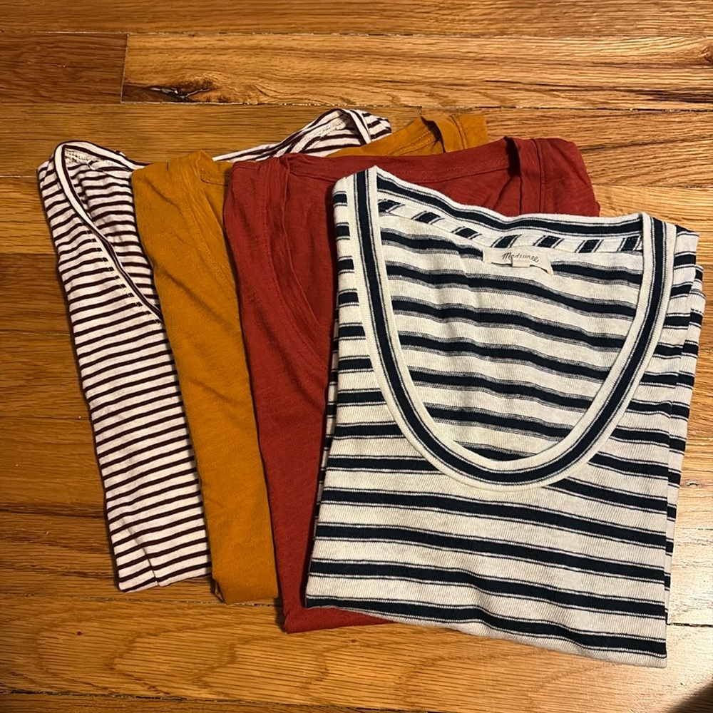 Madewell T-shirt set of four